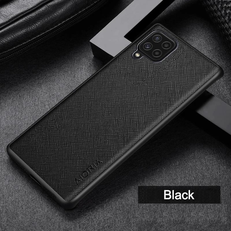 AIORIA Cross Pattern Case для Samsung Galaxy A42 5G Black - зображення 1