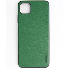   AIORIA Cross Pattern Case для Samsung Galaxy A22 5G Green