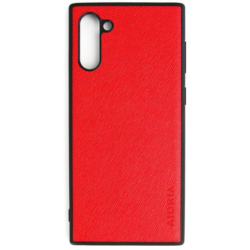 AIORIA Cross Pattern Case для Samsung Galaxy Note 10 Red - зображення 1