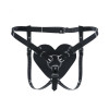 Feral Feelings Hearts Strap-on Belt Black (SO9312) - зображення 1