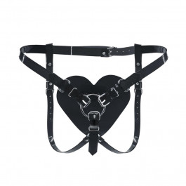   Feral Feelings Hearts Strap-on Belt Black (SO9312)