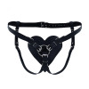 Feral Feelings Hearts Strap-on Belt Black (SO9417) - зображення 1