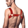 Feral Feelings Чоловічі портупеї на груди  - Bulldog Harness Red (SO9307) - зображення 2