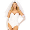 Leg Avenue Фата нареченої  Tiered bridal veil O/S (SO9232) - зображення 1