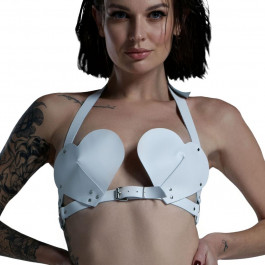   Feral Feelings Hearts Bra White (SO9415)