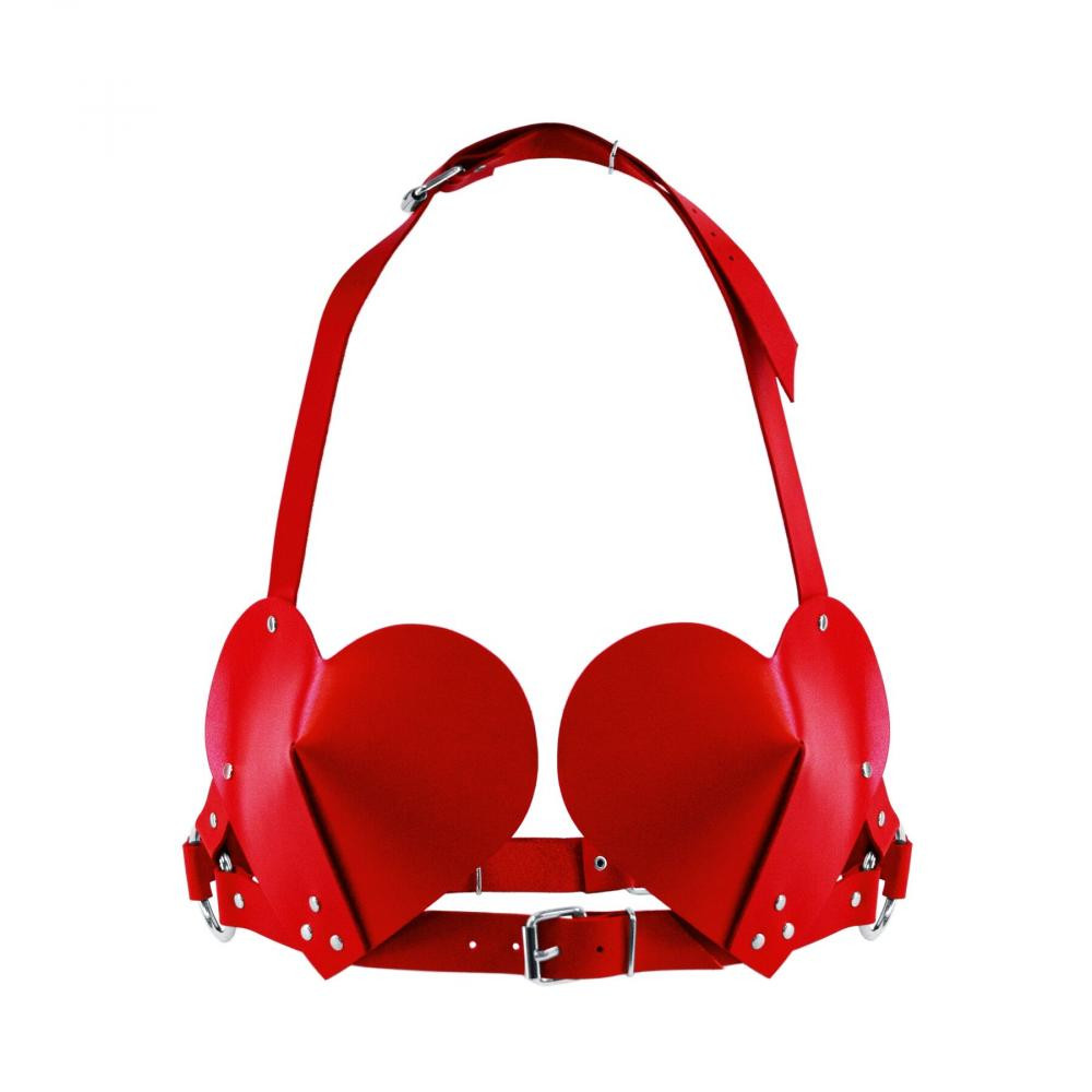 Feral Feelings Hearts Bra Red (SO9416) - зображення 1