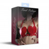 Feral Feelings Hearts Bra Red (SO9416) - зображення 4