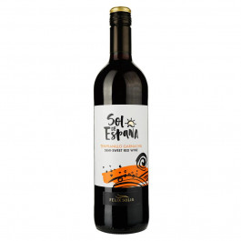   Bolgrad Вино Sol de Espana Tempranillo Garnacha Semi-Sweet напівсолодке червоне 0,75л (8410702001502)