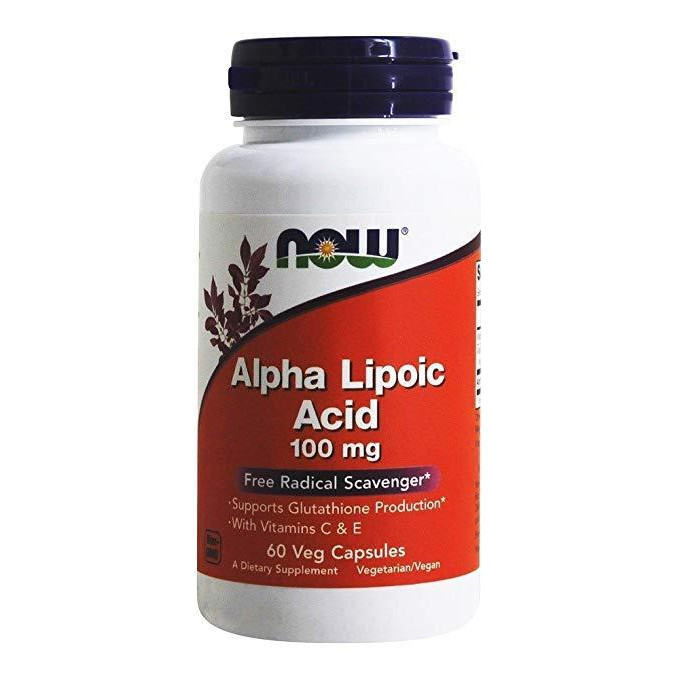 Now Універсальний антиоксидант  Alpha Lipoic Acid 100 mg - зображення 1