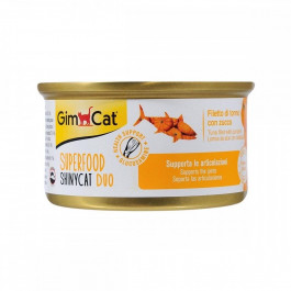 GimCat ShinyCat Duo Superfood с тунцом и тыквой 70 г (G-414737)