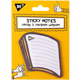   YES Папір для нотаток  з липким шаром фігурний Не ускладнюй! 40 аркушів (170359)