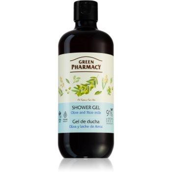 Green Pharmacy Body Care Olive & Rice Milk поживний гель для душу 500 мл - зображення 1