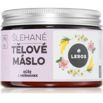 Leros Body butter rose & chamomile зволожуючий догляд 150 мл - зображення 1