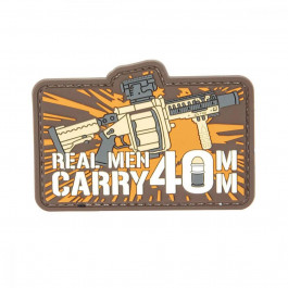   GFC Tactical Нашивка 3D GFC - Real Man Carry 40 мм (GFT-30-032071)