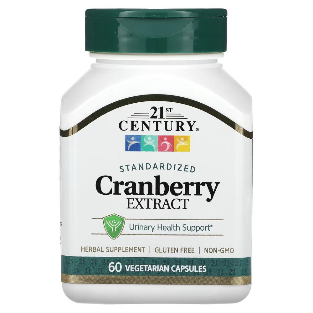 21st Century Cranberry Extract, Standardized, 60 Vegetarian Capsules - зображення 1