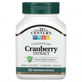   21st Century Cranberry Extract, Standardized, 60 Vegetarian Capsules