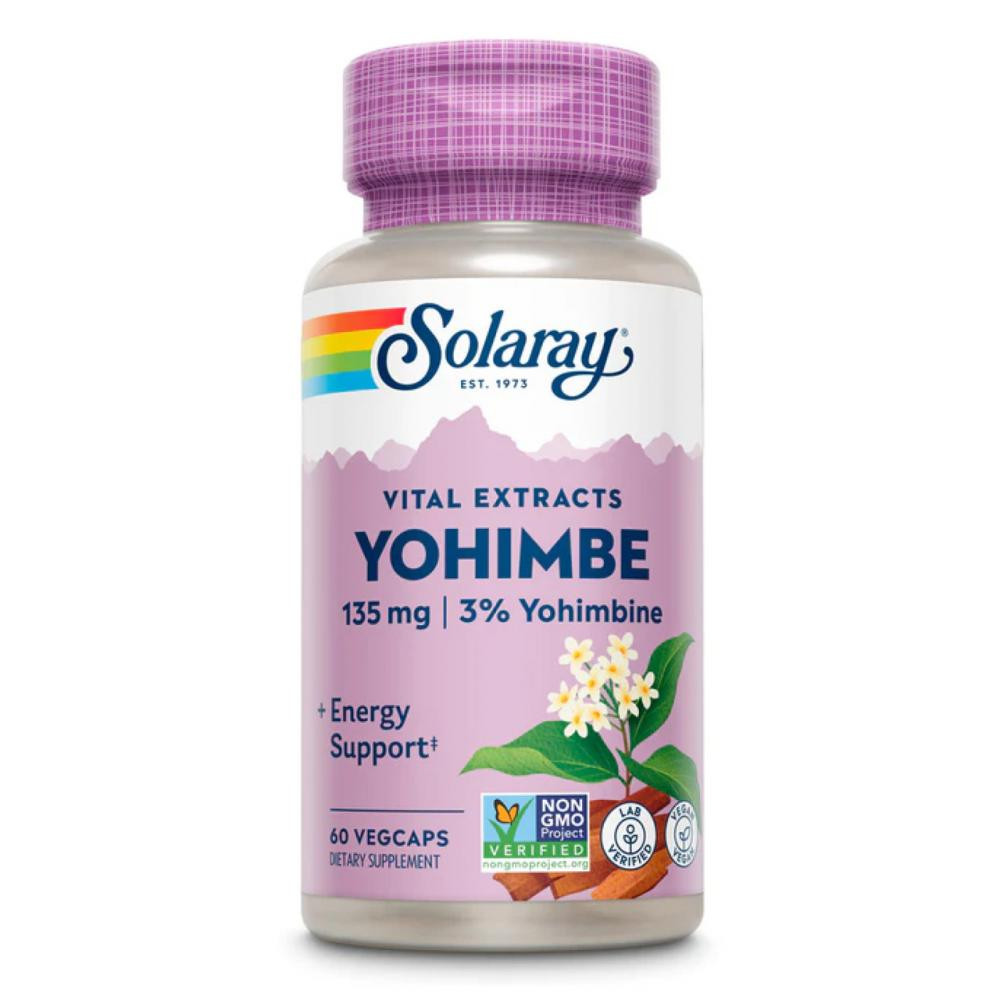 Solaray Guaranteed Potency Yohimbe Bark Extract - 60 caps - зображення 1