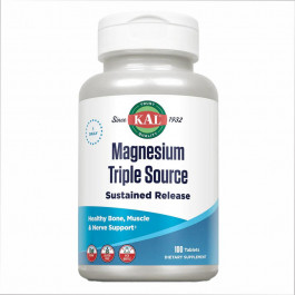   KAL Magnesium Sustained Release Triple Source 500mg - 100 tabs