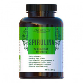   Golden Pharm Спіруліна (Spirulina)  200 таблеток