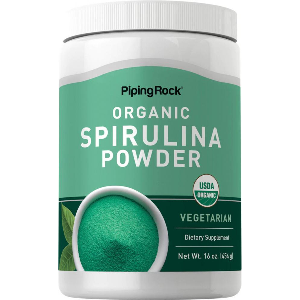 Piping Rock Spirulina Powder (Organic) 454 g - зображення 1