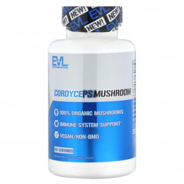   Evlution Nutrition Кордицепс  Cordyceps Mushroom 60 Veggie Capsules