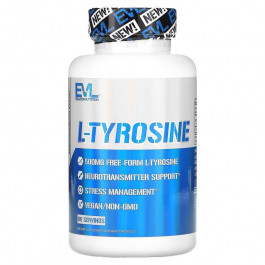   Evlution Nutrition L-Tyrosine 500 mg 60 Veggie Capsules