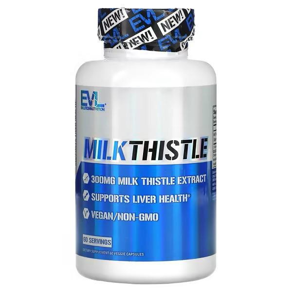 Evlution Nutrition Milk Thistle 300 mg 60 Veggie Capsules - зображення 1