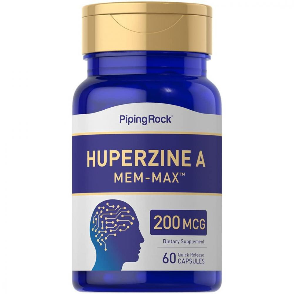 Piping Rock Huperzine A MEMMAX, 200 mcg, 60 Quick Release Capsules - зображення 1