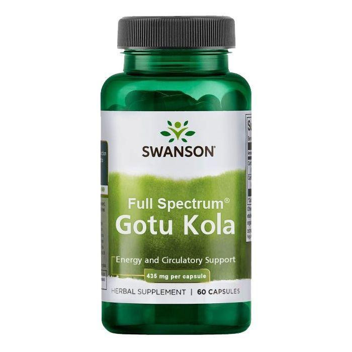 Swanson Готу кола  Gotu Kola 435 mg 60 капсул - зображення 1