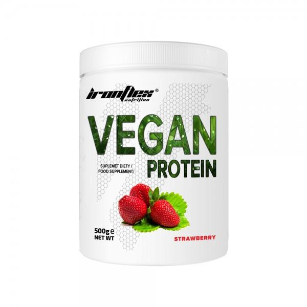 IronFlex Nutrition Vegan Protein 500 g /17 servings/ Strawberry - зображення 1