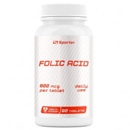   Sporter Folic Acid 800 mcg/90 tab