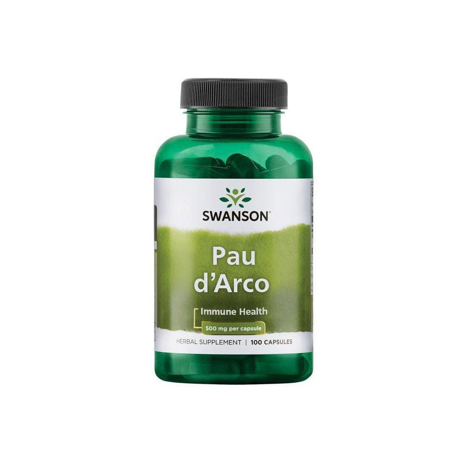 Swanson Pau d'Arco 500 mg (100 caps) - зображення 1