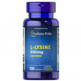   Puritan's Pride Л-лизин (L-Lysine), 500 мг, 100 капсул (PTP13060)