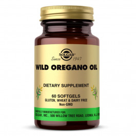   Solgar Wild Oregano Oil 60 caps Масло орегано