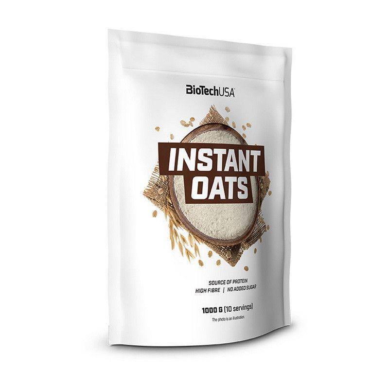 BiotechUSA Instant Oats 1000 g /10 servings/ Cookies Cream - зображення 1