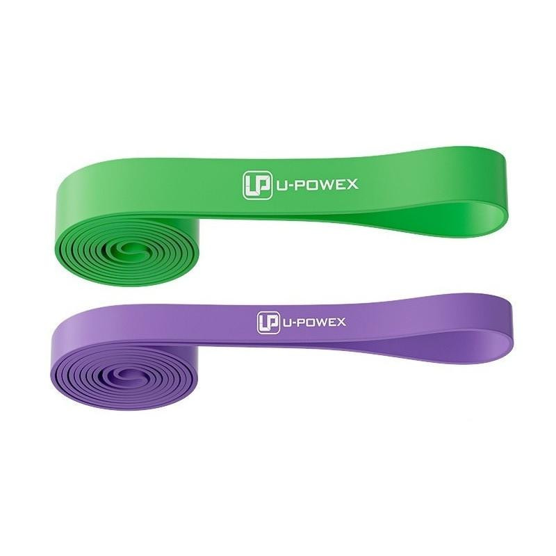 U-powex Power Band 16-57 кг Purple/Green (UP 1072 2in1 PG) - зображення 1