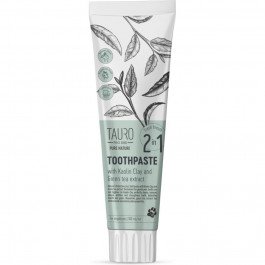 Tauro Pro Line Антибактериальная зубная паста  Pure Nature 2 в 1 с каолином, цеолитом и экстрактом зеленого чая для