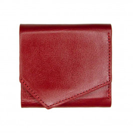   Grande Pelle Жіночий червоний гаманець з гладкої шкіри ручної роботи  (19307)