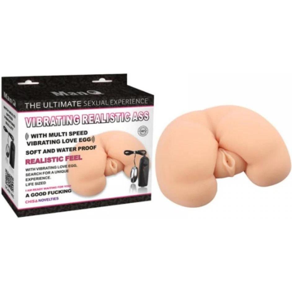 Chisa Novelties Vibrating Realistic Ass-Natural (759746902337) - зображення 1