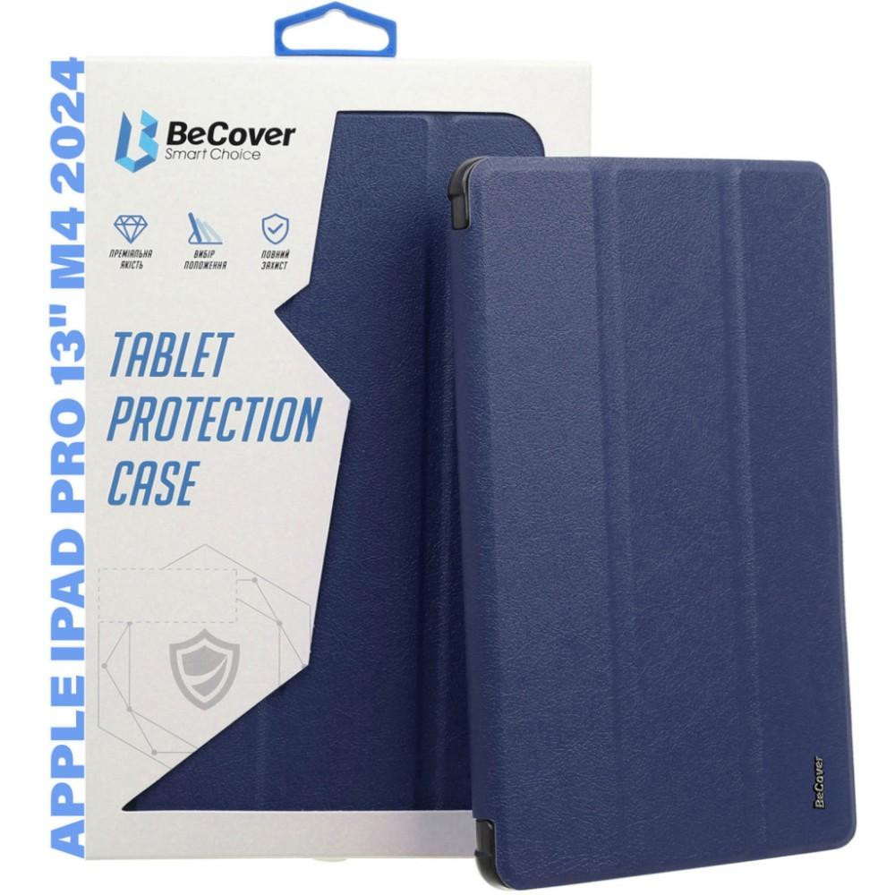 BeCover Чохол-книжка  Smart Case для Apple iPad Pro 13" M4 2024 Deep Blue (711644) - зображення 1