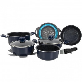   Gimex Cookware Set induction Dark Blue (6977225)