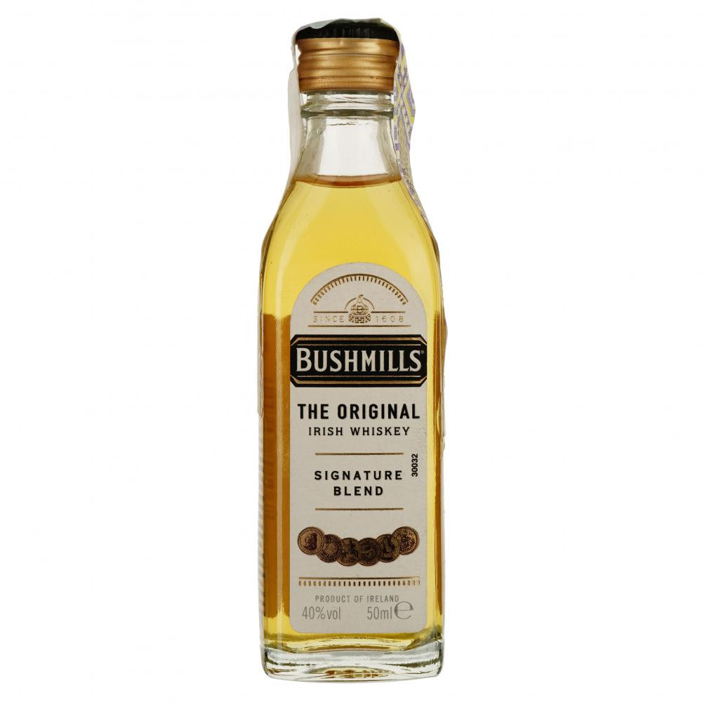 Bushmills Віскі  Original Blended Irish Whisky, 40%, 0,05 л (5055966801067) - зображення 1