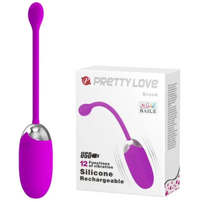 Pretty Love Brook vibrating Egg Pink (6603BI0660) - зображення 1