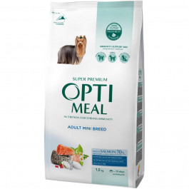   Optimeal Adult Mini Breed with Salmon 1,5 кг (4820269140028)