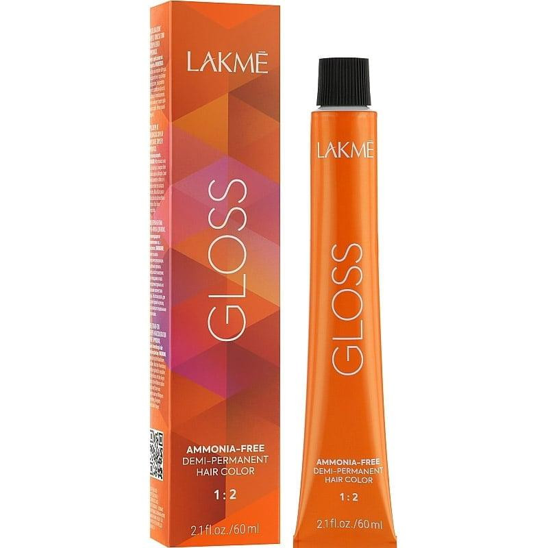 LAKME Безаміачна крем-фарба для тонування волосся  Gloss 6/40 коричневий 60 мл - зображення 1