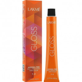   LAKME Безаміачна крем-фарба для тонування волосся  Gloss 6/40 коричневий 60 мл