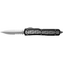   Microtech Makora Double Edge Bubble Inlay Stonewash Signature Series (206-11BIS)