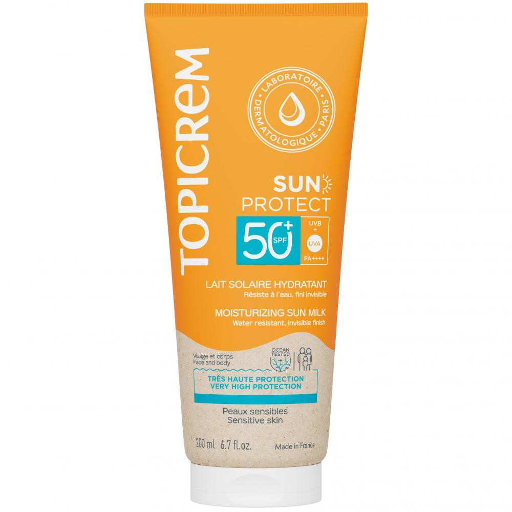 Topicrem Сонцезахисне зволожувальне молочко для тіла та обличчя  Sun Protect SPF50+ 200 мл - зображення 1