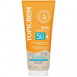   Topicrem Сонцезахисне зволожувальне молочко для тіла та обличчя  Sun Protect SPF50+ 200 мл