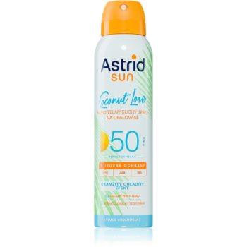 Astrid Sun Coconut Love охолоджуючий спрей для засмаги "Невидимий захист" SPF 50 з високим ступенем UV захи - зображення 1